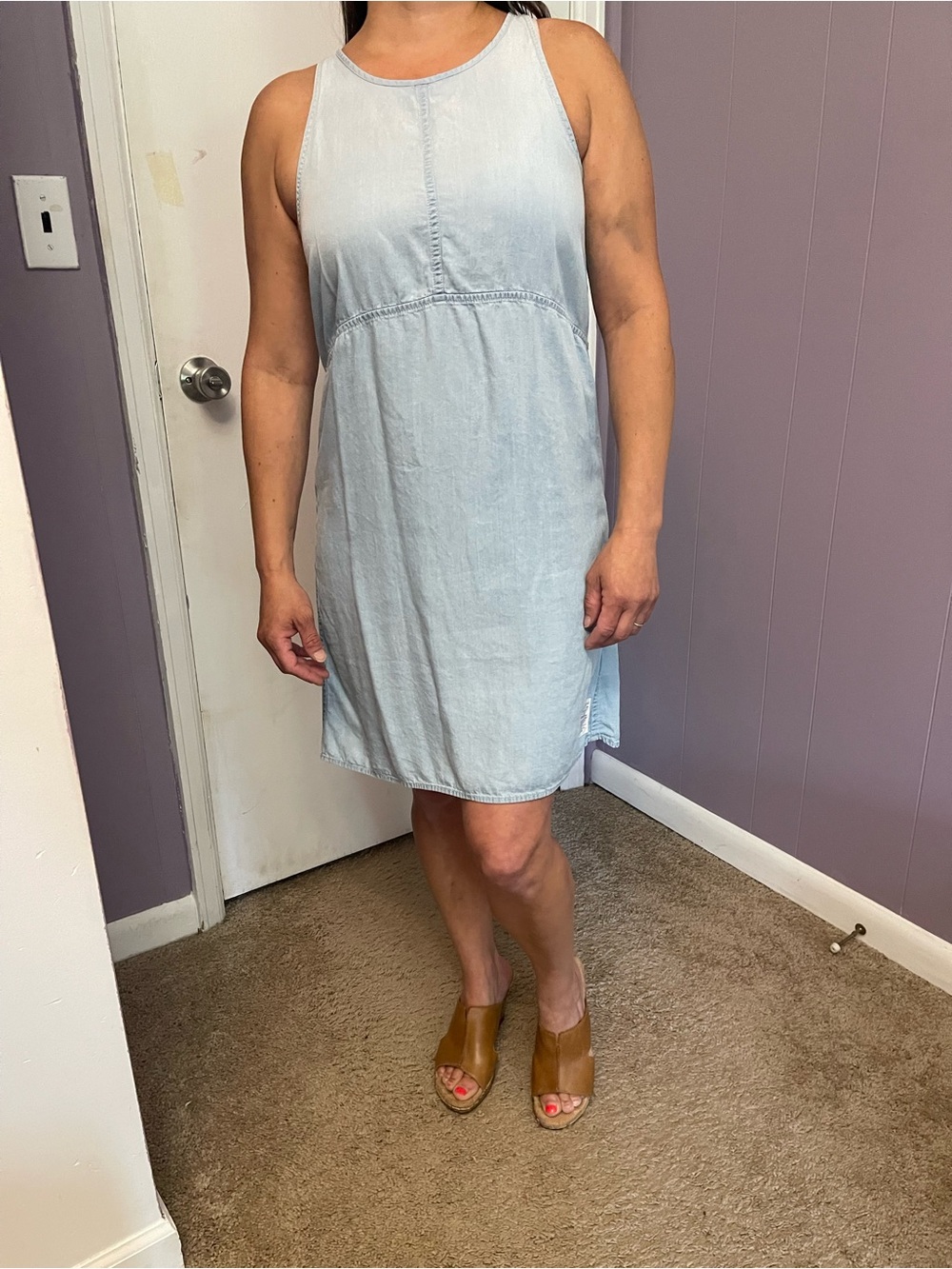 Calvin Klein Jeans Light Blue Sleeveless Top